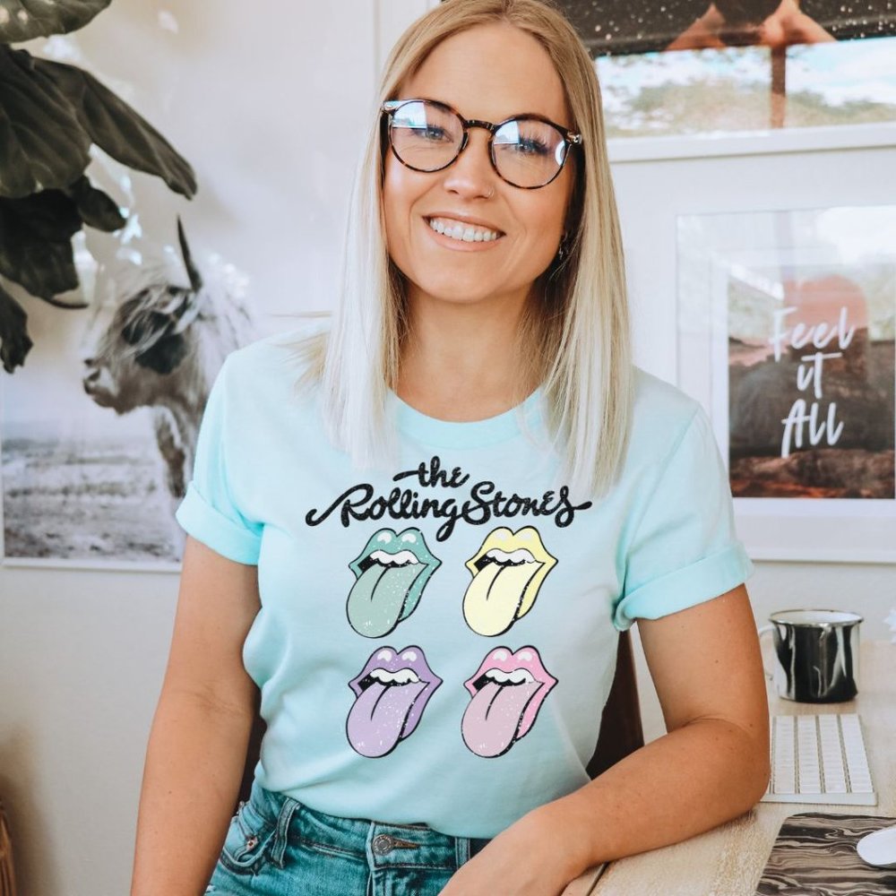 Rolling Stones Graphic T-shirt Rolling Stones Inspired Band Tee Unisex